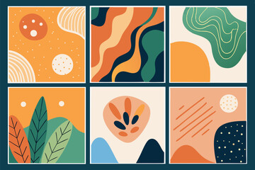 Matisse-Inspired Floral Cutout Posters | Vibrant Botanical Art Collection