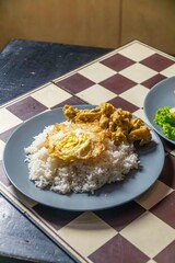 Ayam goreng, pastel, gorengan, fritter, sambal, indonesian, kuliner nusantara