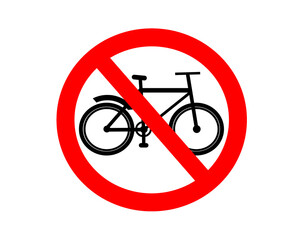 no bicycles allowed sign