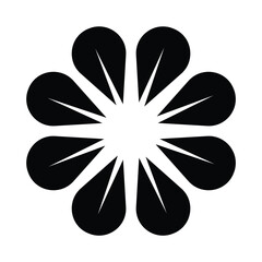 Elemen Desain Floral Abstrak