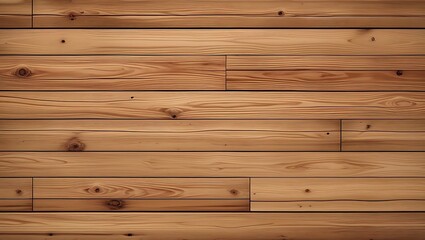 Seamless Horizontal Wooden Planks Texture Background