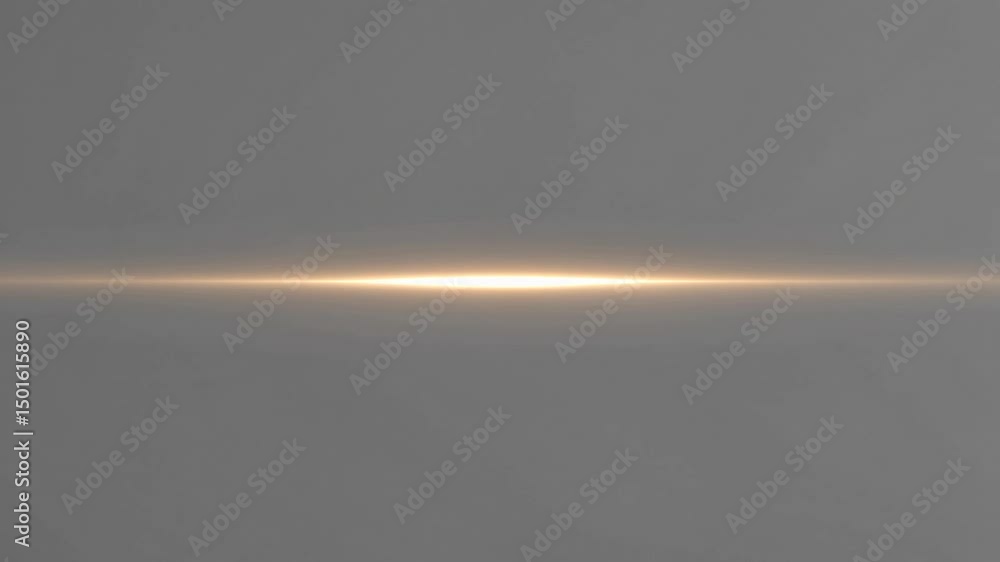 Poster luminous light beam gradually expanding across dark gradient background, radiating soft glow and cre