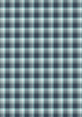 Seamless Teal and Gray Plaid Pattern for Textile Design