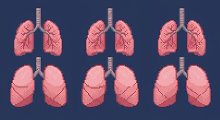 Pixel Art Lungs: A Visual Guide to Respiratory Health
