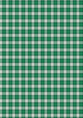 Seamless Green and White Plaid Pattern Texture Background