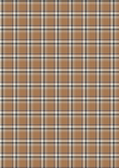 Seamless Brown and Beige Plaid Pattern for Fabric and Textile Design