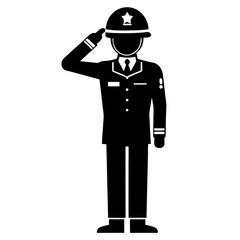 police officer silhouette