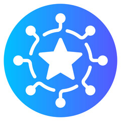 star gradient icon