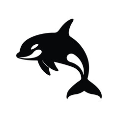 Hunting Orca Dynamic Ocean Vector Silhouette