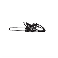Fototapeta premium chainsaw isolated on white