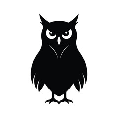 owl vector illustration Silhouette 
