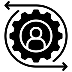 Skills Glyph Icon