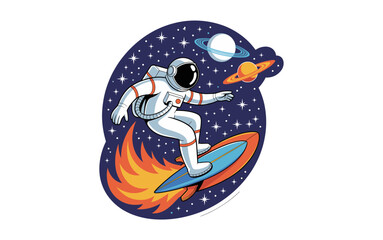Astronaut vector design, vector illustration,  Astronaut design, silhouette style.
