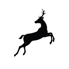 Obraz premium silhouette of a deer 