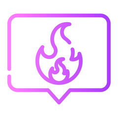 trending gradient icon