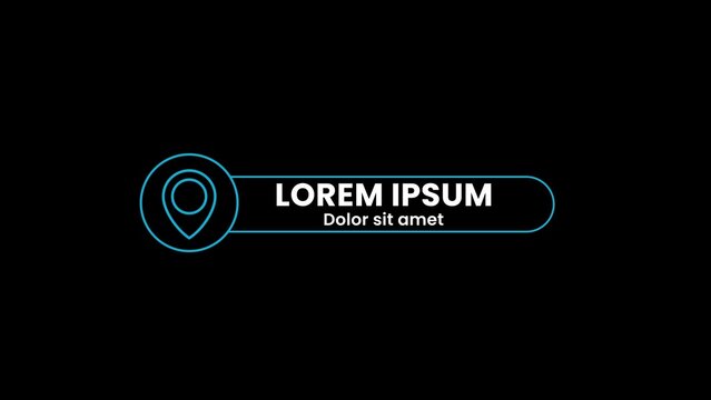 Simple Location Lower Third