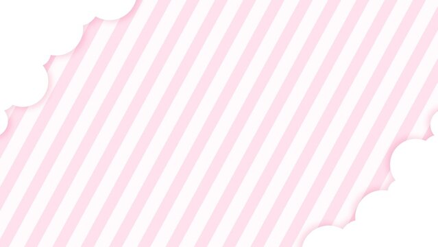 Romantic Love Pink Lines Animated Background