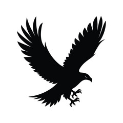 eagle vector illustration Silhouette