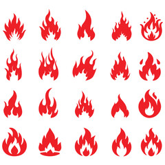 fire icons , fire icons set