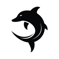 Naklejka premium dolphin Silhouette