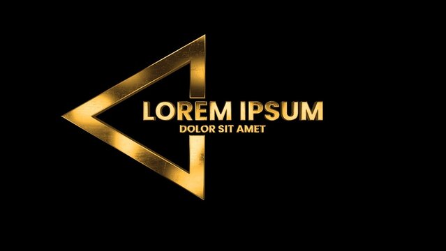 Golden Metal Powerful Title Intro