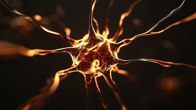 A cinematic scene of electric currents arcing across a 3D synaptic mesh, vibrant arcs forming and dissolving as the technological consciousness matures over time