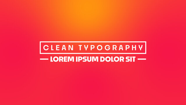 Clean Typography
