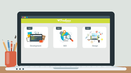 tablet computer with graph