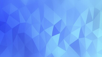 Abstract Blue Low Poly Geometric Background Animation - Powered by Adobe
