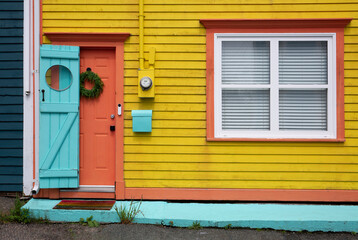 Colorful house in St. John's, Newfoundland
