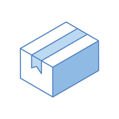 Shipping Box Vector icon