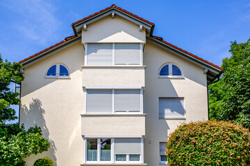 typical apartment house in austria
