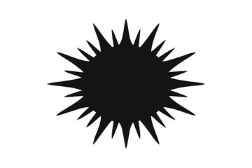 vector illustration of a silhouette of a flower