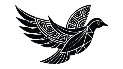 Abstract Bird Logo template.Creative Dove Logotype business technology concept symbol