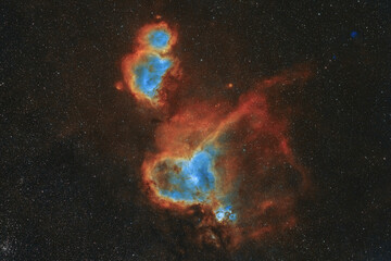 Fototapeta premium The Heart and Soul Nebula