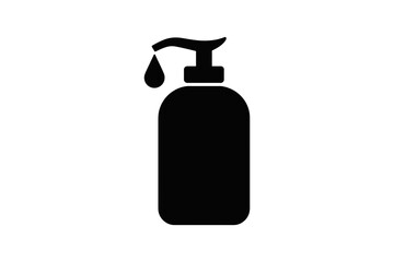 Soap dispenser bottle hand sanitizer hygiene icon