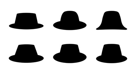 Pilgrim hat silhouette vector thanksgiving design
