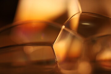 Brown liquid surface, Oil production, brown bubbles in macro, texture of viscous black liquid, oil in laboratory