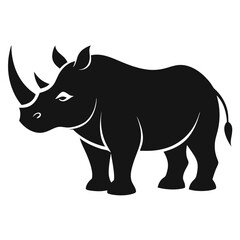 Rhinoceros Silhouette Vector 