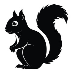 Squirrel Silhouette Vector 