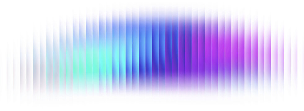 Transparent Refracted Glass Gradient Effect. Ribbed glass morphism texture 