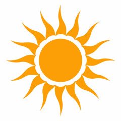 abstract sun vector illustration