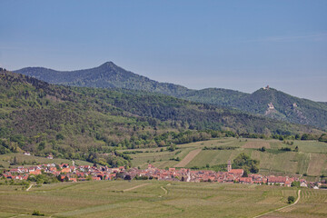 le village de Riquewihr en Alsace