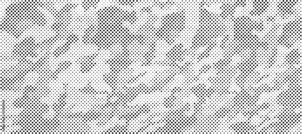 Poster abstract halftone camouflage military texture background soldier repeated seamless pattern. dotted c