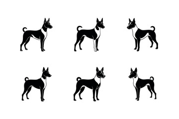 Azawakh Dog Breed Outline Graphic