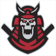 Gaming character mascot logo design for team esport gaming vector