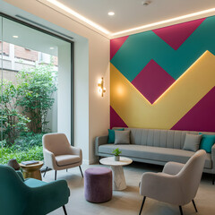 Modern Office Waiting Area Design