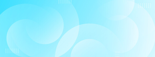 Abstract Blue Background Design with Overlapping Circles and Gradient Effect