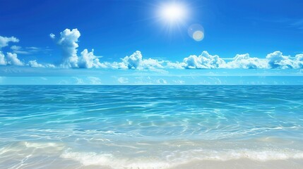 Stunning High-Definition Images of Serene Blue Sky Background: Captivating Visuals of Clear Skies, Soft Clouds, and Timeless Tranquility for Digital Art, Graphic Design, Website Banners