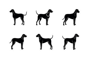 Redbone Coonhound Dog Breed Drawing